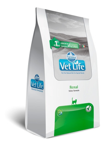 Alimento Para Gato  Vet Life Renal 2 Kg