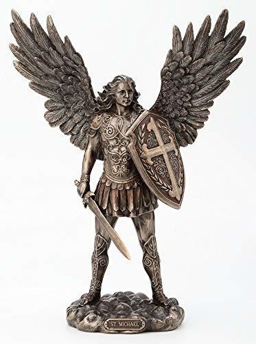 Estatuas Arcángel De San Miguel Con Escudo De Batalla