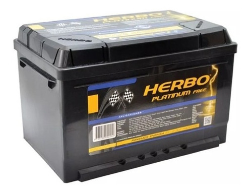 Bateria Auto Herbo 12x75 Platinium Diesel Gnc Envío Cuotas