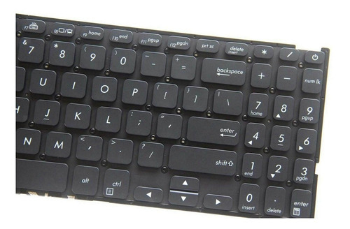 Imagen 5 de 5 de Teclado Asus Vivobook F512 F512d F512da F512f F512fa Us