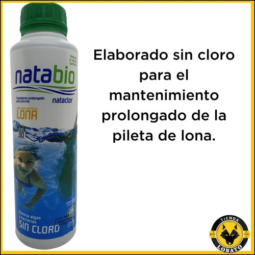 Combo Pastillas Boya + Natabio Kit Piletas Lona Nataclor