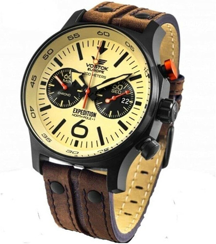 Reloj Expedición Vostok Europe Polo Norte 6s21-595c644 Nuevo