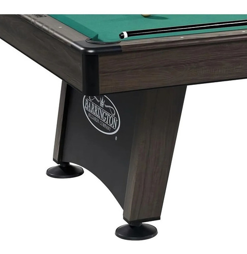 Mesa De Billar Semiprofesional Barrington 90 Con Accesorios Paño Verde Musgo