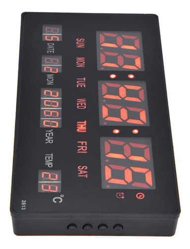 Reloj De Pared Digital Led, Calendario Simple, Escritorio Le