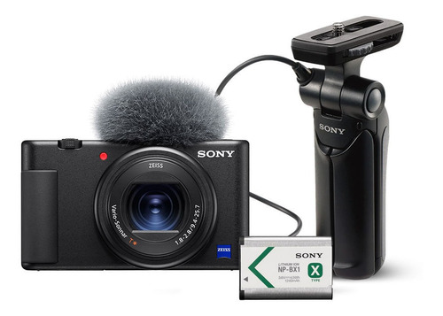 Camara Sony Zv1 Vlog 4k Hdr + Grip Tripode + Bateria Bx1 Kit