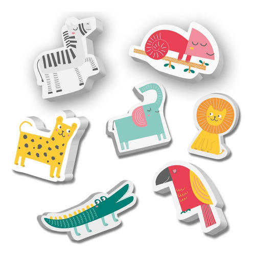 Animales De Safari | Baño | Ses Creative | + 1 Año