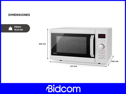 Microondas Grill Atma Easy Cook MD1728GN blanco 28L 220V