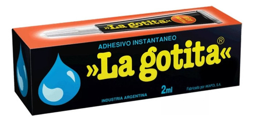 La Gotita 2ml Adhesivo Pegamento Universal X 20 Unidades