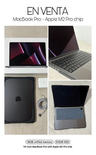 Macbook Pro 14 Chip M2 2023 - 16gb Um - 512gb Ssd