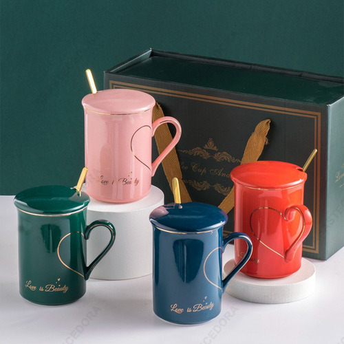 Taza De Café De Pareja De Calidad Conjunto De Regalo De Boda