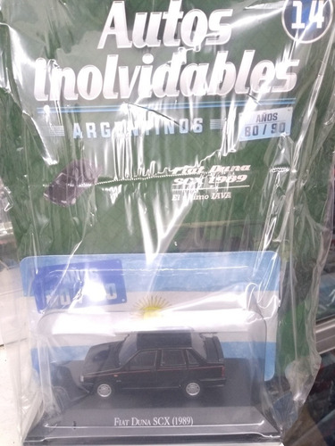 Autos Inolvidables 80/90 Nro 14 Fiat Duna Scx De 1989
