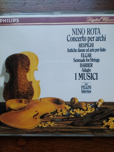 Rota, Respighi, Elgar, Barber I Musici 1986 Philips
