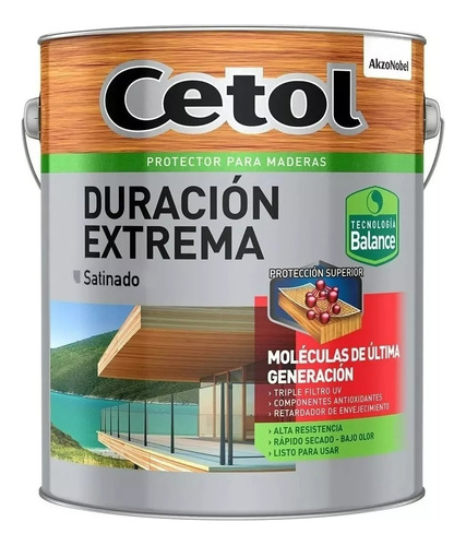 Cetol Duracion Extrema Satinado Al Agua 4 L Don Luis 