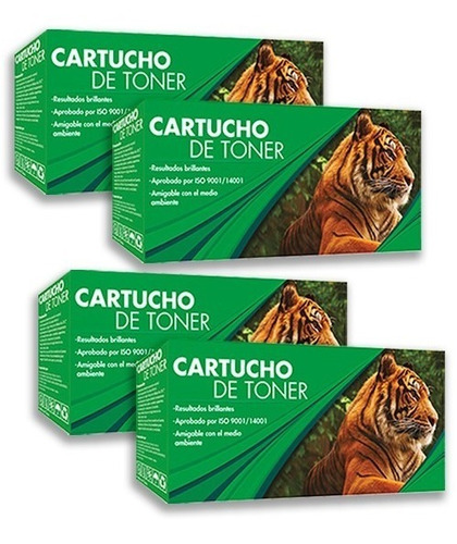 Kit 4 Toner Generico Tigre Tn-221 Color Hl3140/ 3150/ 3170