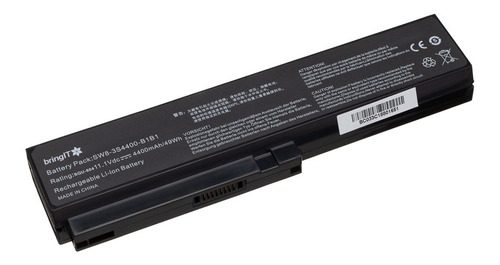 Bateria P/ Notebook LG R480-l.ba34p1 4400 Mah Cor da bateria Preto