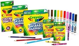 Marcadores Lápices Y Crayones Crayola 80 Piezas