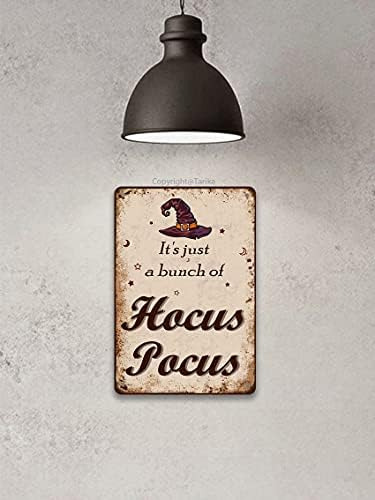 Cartel De Hierro Con Texto En Inglés It's Just A Bunch Of H
