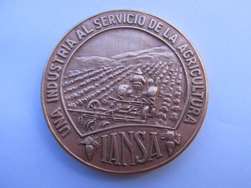 Medalla Industria Azucarera Nacional Chile Escasa Año 1954