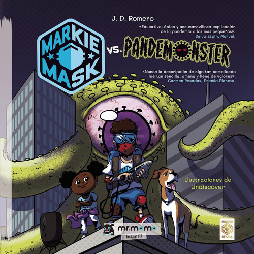 Markie Mask Vs. Pandemonster: No aplica, de Romero , J. D... Serie 1, vol. 1. Editorial Mr. Momo, tapa pasta blanda, edición 1 en español, 2020