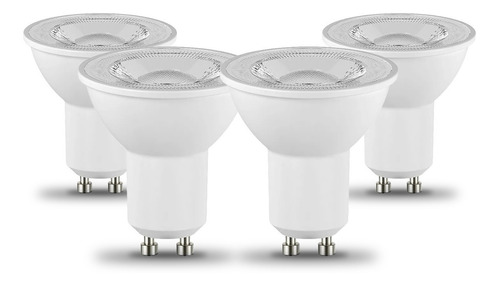 Lampara Led Dicroica Gu10 7w Pack X4 Dimer 6000k 3500k 220v