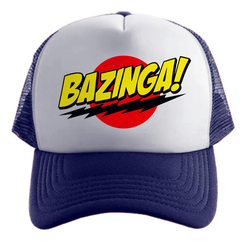 The Big Bang Theory Bazinga Gorra Friki Tu Eres Azul Oscuro Talle Único Regulable The Big Bang Theory Bazinga