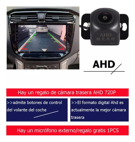 Auto Radio Estéreo Android Gps Carplay Bluetooth Pantalla Youmecity 4G Wifi USB Para Chevrolet S10 Max 2021-2024