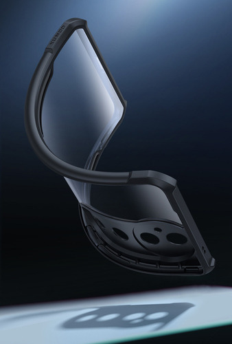 C Para Vivo V40 Soft Clear Frame + Funda Mica
