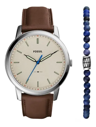 Set De Reloj Hombre Fossil The Minimalist 3h