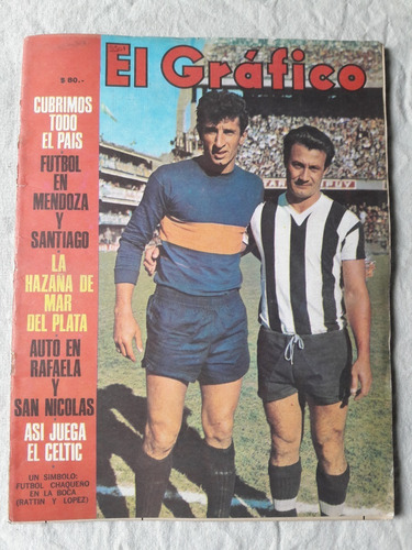 Revista El Gráfico Nº 2501 Año 1967 - Poster Bonavena - Boca