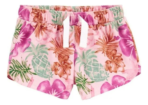 Conjunto Carter´s 3 Pzas Niña Short Color Rosa Jirafa