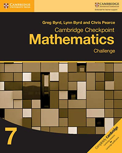 Libro Cambridge Checkpoint Mathematics 7 Challenge Wb