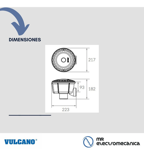 Imagen 6 de 10 de Toma Fondo Marca Vulcano / Para Piscinas De Hormigón 125000