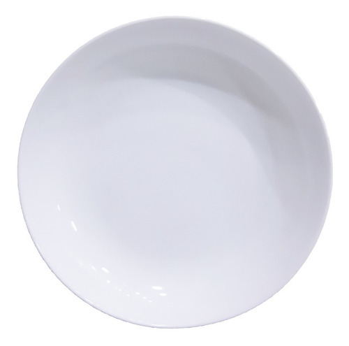 Plato Hondo Blanc De Opalina Templado Nadir 22cm 1 Unidad