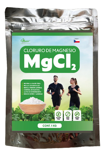 Cloruro De Magnesio A Granel 100% Puro Republica Checa *1 Kg