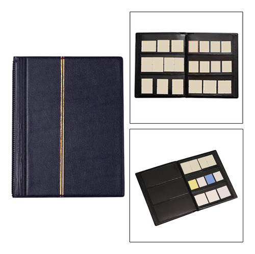 Lbum De Sellos Carpeta De 10 Hojas (20 Páginas) Libros Azul