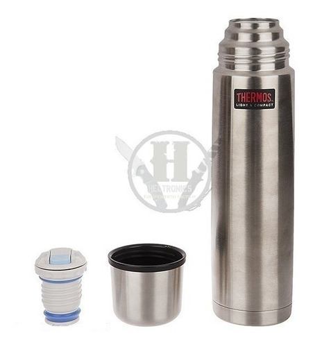 Termo Bala Thermos Inox 1l 24hs Frio Y Calor Muy Resistente