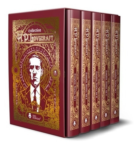 Imagen 1 de 11 de Coleccion Completa Lovecraft En Ingles - 5 Libros - Fondo
