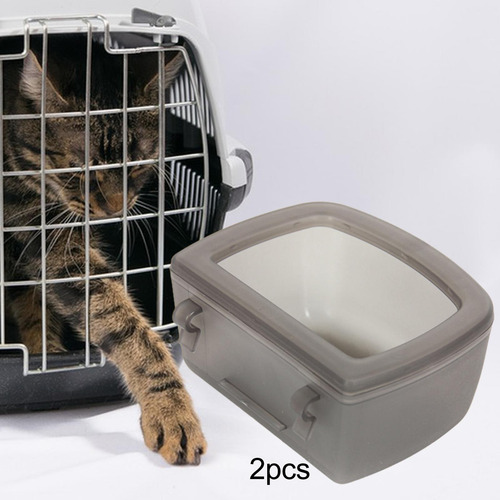 3 X 2x Cuencos Para Jaula Para Perros, Cuenco Para Beber
