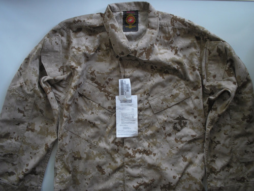 Chaqueta Camuflado Militar Us Army Marine Desierto Marpat M