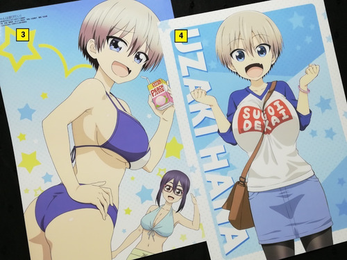 Posters A3 29x42cm Anime Uzaki-chan Wa Asobitai!