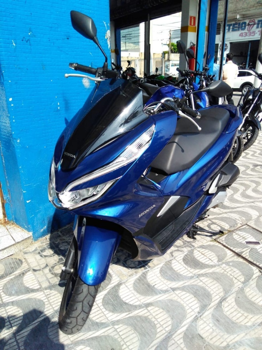 Honda Pcx 2021/ Azul 05 Mil Km. Garantia De Fabrica | Mercado Livre