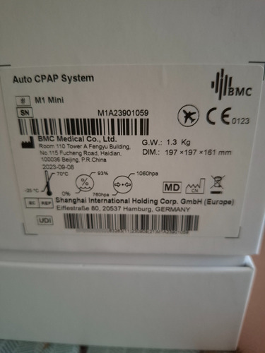 Cpap Auto Bmc Mi Mini, Con Sistema Lighttrip App, Bluetooth (Usado)