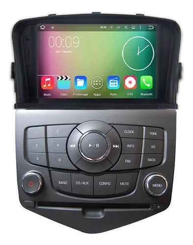 Chevrolet Cruze 2010-2012 Estereo Dvd Gps Touch Bluetooth Sd