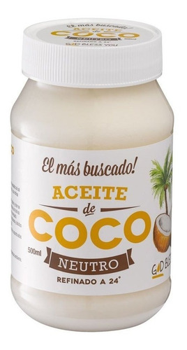 Aceite De Coco God Bless You X500ml.