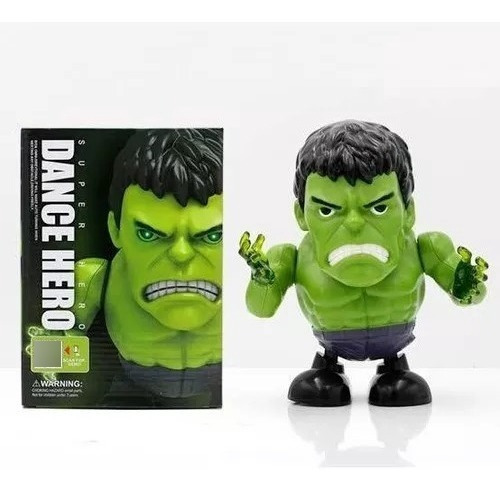 Juguete Hulk Muñeco Bailarin Con Luz Y Sonido