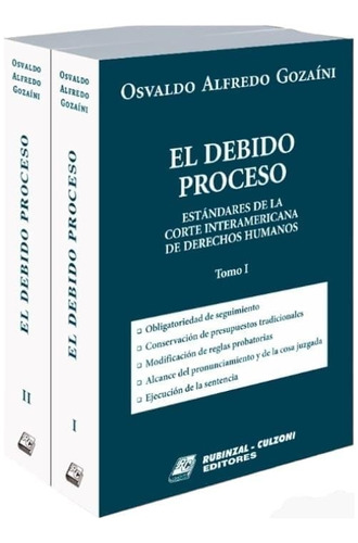 El Debido Proceso 2 Tomos / Osvaldo Gozaíni