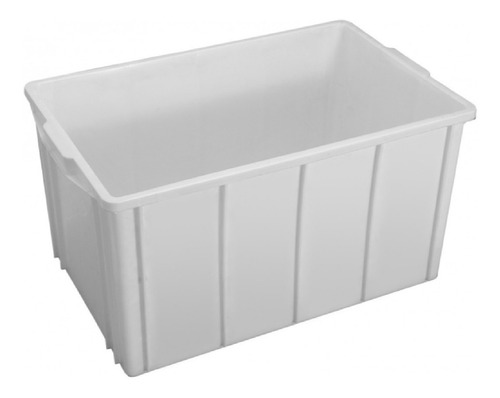Caixa Container Organizador Plastico Multiuso 61l Com Tampa