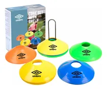 Comprar Set 50 Conos Tortuga Umbro + Soporte Entrenamiento Fútbol
