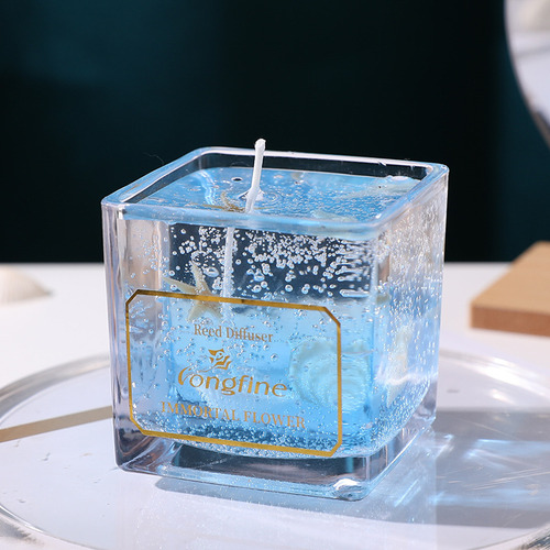 Fantásticas Velas Perfumadas Con Cera De Gel, Taza De