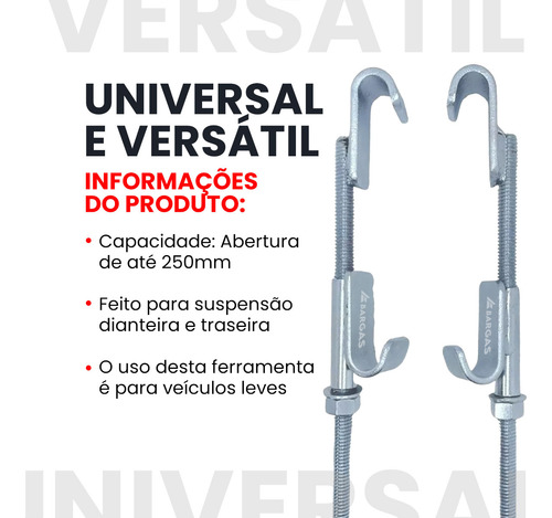Encolhedor De Molas Universal Traseiro Dianteiro Reforçado